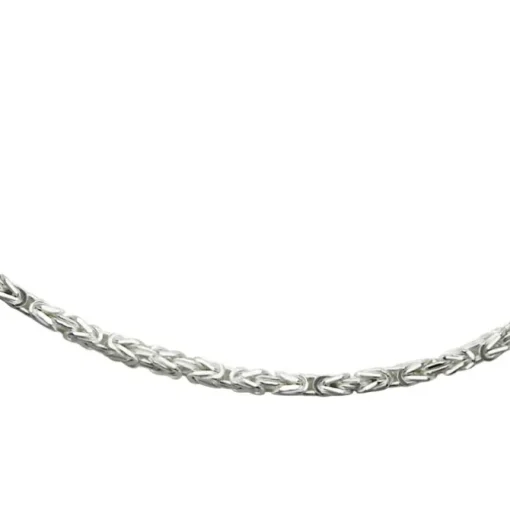 SilberDream Königsarmband 2mm 925 Sterling Silber Armband Unisex 19cm SDAK0029J