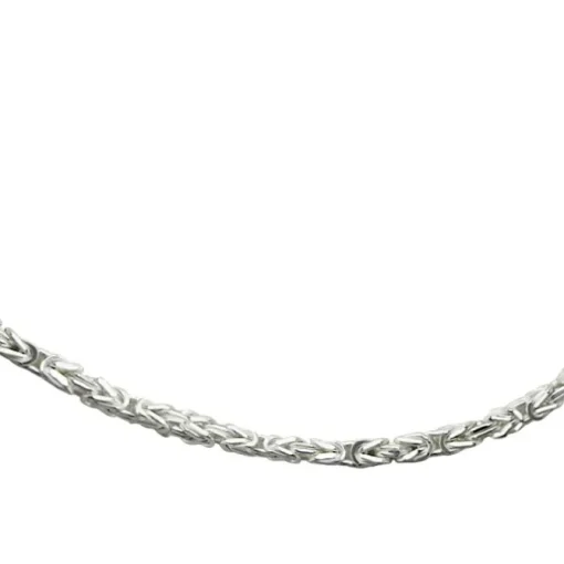 SilberDream Königsarmband 2mm 925 Sterling Silber Armband Unisex 21cm SDAK0021J