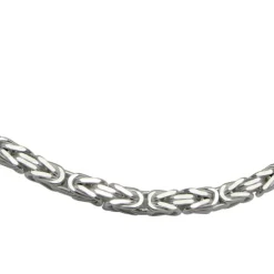 SilberDream Königsarmband 3mm 925 Sterling Silber Armband Unisex 19cm SDAK0039J