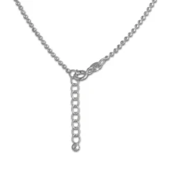 SilberDream Kugelcollier 925er Silber Halskette 42cm - 47cm Kette SDK27042J