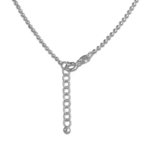 SilberDream Kugelcollier 925er Silber Halskette 42cm - 47cm Kette SDK27042J