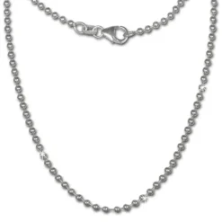 SilberDream Kugelkette 925er Silber Halskette 70cm Kette SDK20670