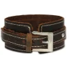 SilberDream Lederarmband braun Herren Leder Armband LA1189B
