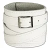 SilberDream Lederarmband weiß Damen Leder Armband LA1302W
