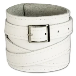 SilberDream Lederarmband weiß Damen Leder Armband LA1302W