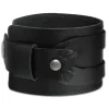 SilberDream Lederarmband Antik in schwarz Herren Leder Armband LA4293S