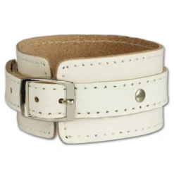 SilberDream Lederarmband weiß Damen Leder Armband LA1189W