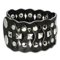 SilberDream Lederarmband schwarz Unisex Leder Armband LAC162S