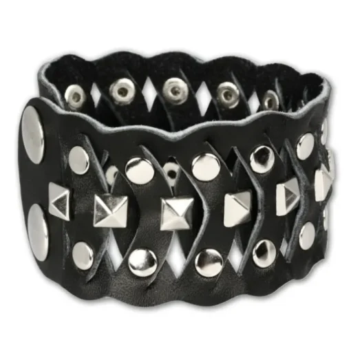 SilberDream Lederarmband schwarz Unisex Leder Armband LAC162S