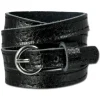 SilberDream Lederarmband schwarz unisex Leder Armband LAC560S