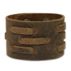 SilberDream Lederarmband braun Herren Leder Armband LA1821