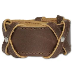 SilberDream Lederarmband braun Herren Leder Armband LA1502B