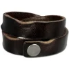 SilberDream Lederarmband braun used look Leder Armband LAP518B