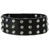 SilberDream Lederarmband schwarz CZ Damen Leder Armband LAC222S