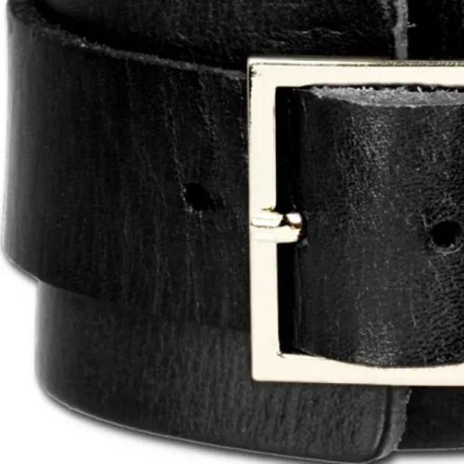 SilberDream Lederarmband schwarz Herren Leder Armband LAP014S