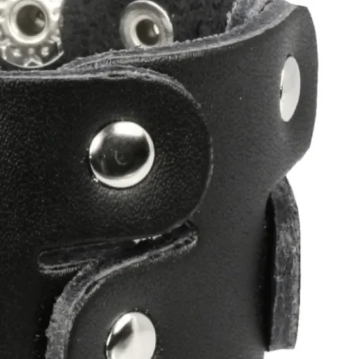 SilberDream Lederarmband schwarz Unisex Leder Armband LAC148S