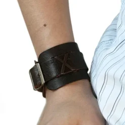 SilberDream Lederarmband braun Herren Leder Armband LA4071B