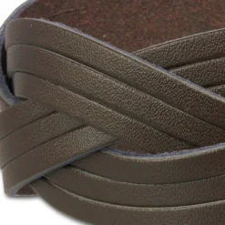 SilberDream Lederarmband braun cross-over unisex Leder Armband LAC737B