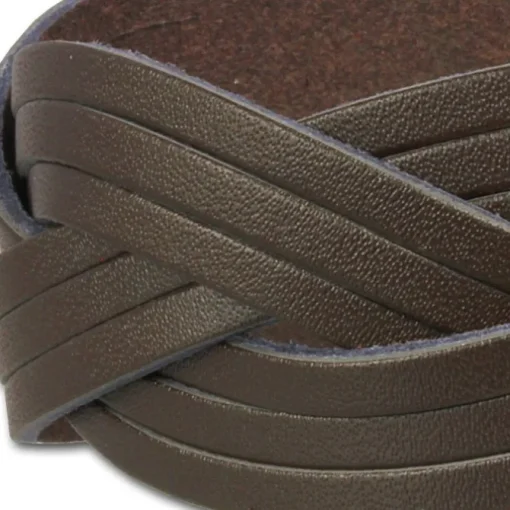 SilberDream Lederarmband braun cross-over unisex Leder Armband LAC737B