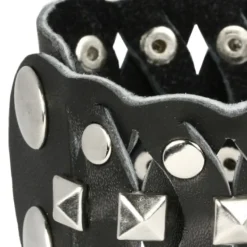 SilberDream Lederarmband schwarz Unisex Leder Armband LAC162S