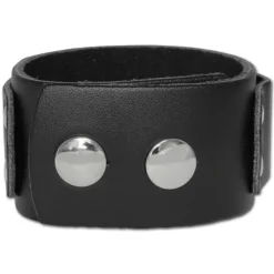 SilberDream Lederarmband Unisex schwarz Stahl-Lederarmband LA6046S