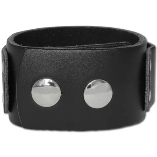 SilberDream Lederarmband Unisex schwarz Stahl-Lederarmband LA6046S