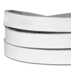 SilberDream Lederarmband weiß Herren Leder Armband LA0127W