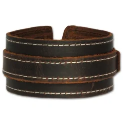 SilberDream Lederarmband braun Herren Leder Armband LA1189B