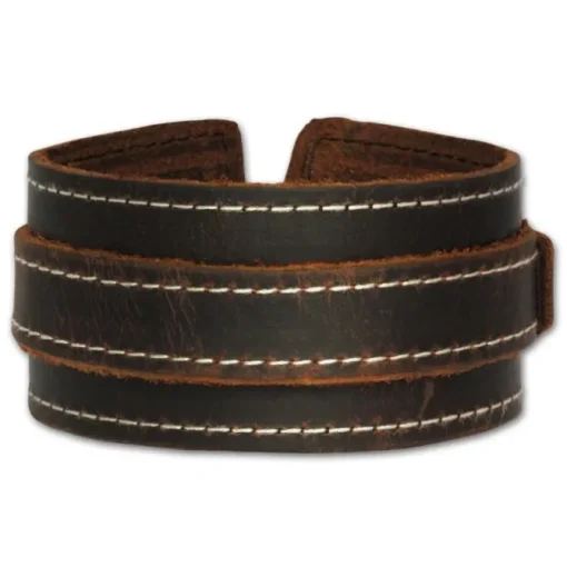 SilberDream Lederarmband braun Herren Leder Armband LA1189B