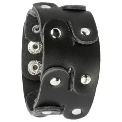 SilberDream Lederarmband schwarz Unisex Leder Armband LAC148S