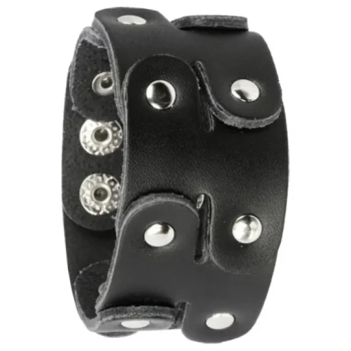 SilberDream Lederarmband schwarz Unisex Leder Armband LAC148S