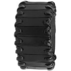SilberDream Lederarmband Riemchen schwarz Damen Armband LA0025S