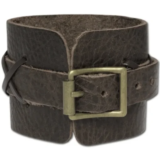 SilberDream Lederarmband braun Herren Leder Armband LA4071B