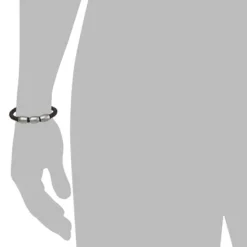 SilberDream Lederarmband Edelstahl Perle braun Leder Armband LAP007B