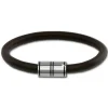 SilberDream Nappa Leder Armband braun 20cm Edelstahlverschluss LAB1120