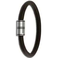 SilberDream Nappa Leder Armband braun 18cm Edelstahlverschluss LAB1118