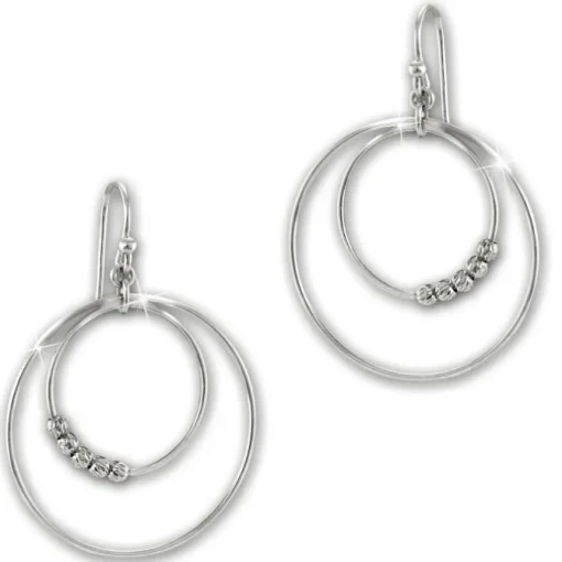 SilberDream Ohrhänger Doppelringe 925 Sterling Silber Damen Ohrringe SDO6700J