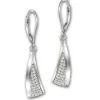 SilberDream Ohrhänger Dreieck Zirkonia 925er Sterling Silber Damen SDO4337W