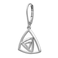 SilberDream Ohrhänger Dreiecke 925 Sterling Silber Damen Ohrring SDO4314J