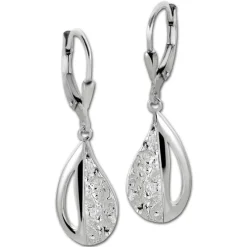 SilberDream Ohrhänger Drops 925er Sterling Silber Damen SDO4395O