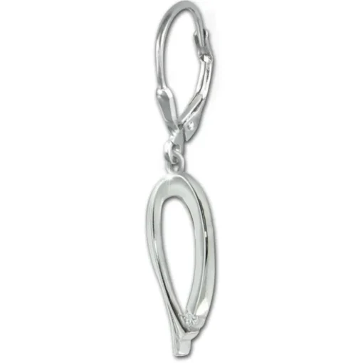 SilberDream Ohrhänger Elegance Zirkonia weiß 925 Sterling Silber Damen SDO4382W