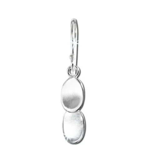 SilberDream Ohrhänger Ovale 925er Sterling Silber Damen Ohrring SDO8808J