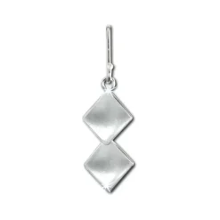 SilberDream Ohrhänger Quadrate 925er Sterling Silber Damen Ohrring SDO8810J