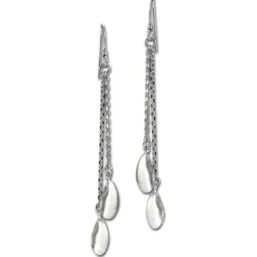 SilberDream Ohrhänger Tropfen 925 Sterling Silber Damen Ohrringe SDO6705J