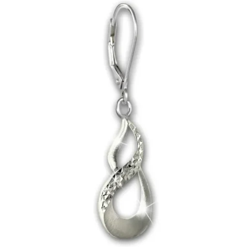 SilberDream Ohrhänger Unendlich 925 Sterling Silber Damen Ohrring SDO4350J