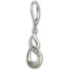 SilberDream Ohrhänger Unendlich 925 Sterling Silber Damen Ohrring SDO4350J