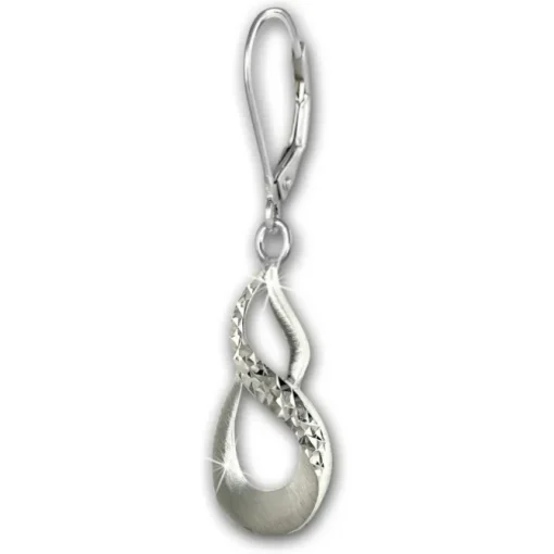 SilberDream Ohrhänger Unendlich 925 Sterling Silber Damen Ohrring SDO4350J