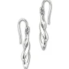 SilberDream Ohrhänger Zopf 925 Sterling Silber Damen Ohrringe SDO6717J
