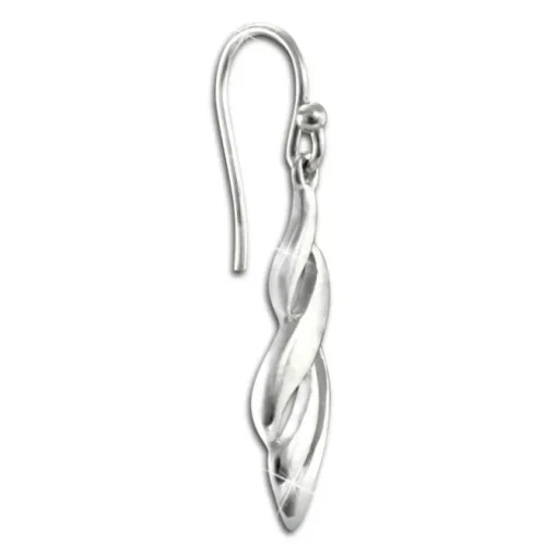 SilberDream Ohrhänger Zopf 925 Sterling Silber Damen Ohrringe SDO6717J