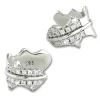 SilberDream Ohrklemme Blatt Zirkonia Ear Cuff Ohrringe 925 Silber GSO504W